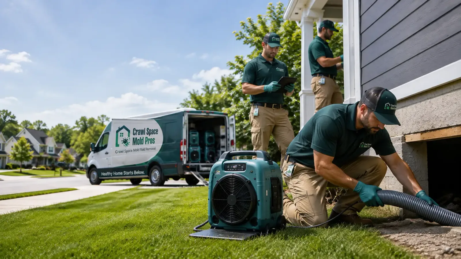 Crawl Space Mold Removal in Mohall, ND